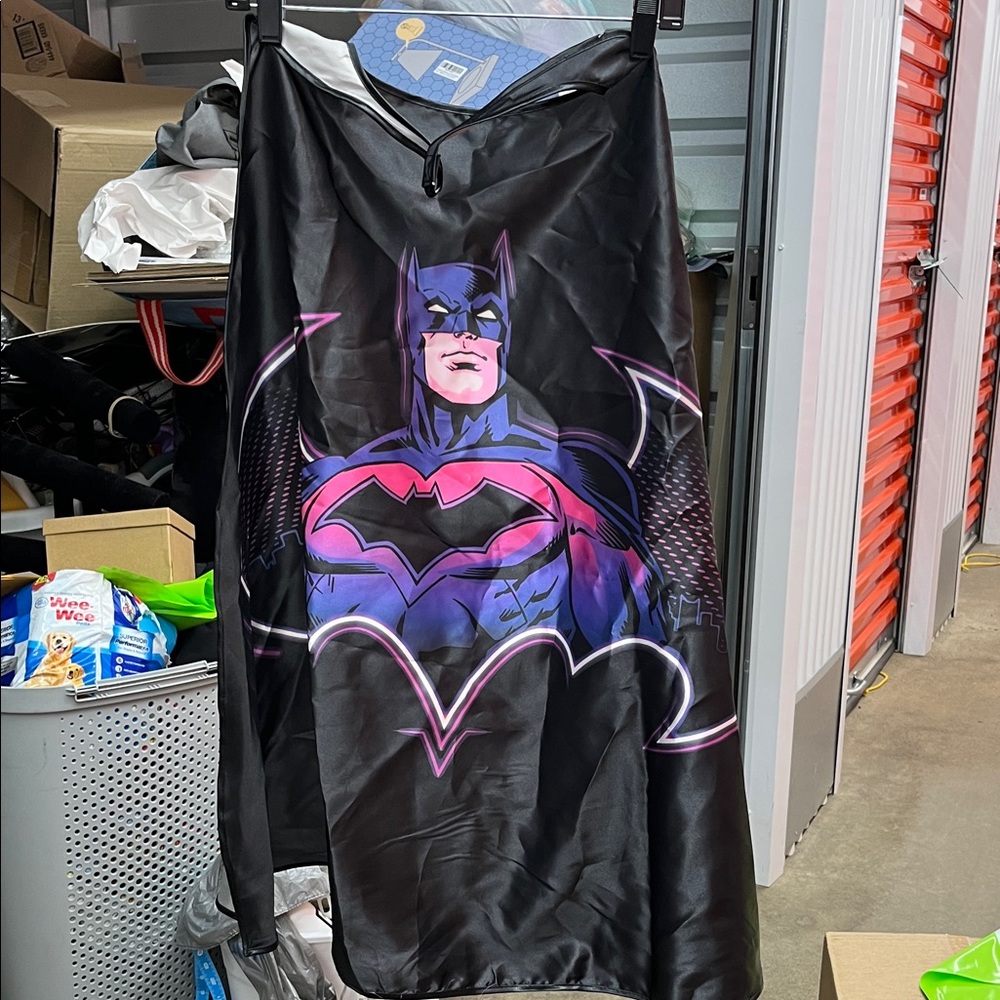 DC Comics Black and Pink Batman Kids Cape